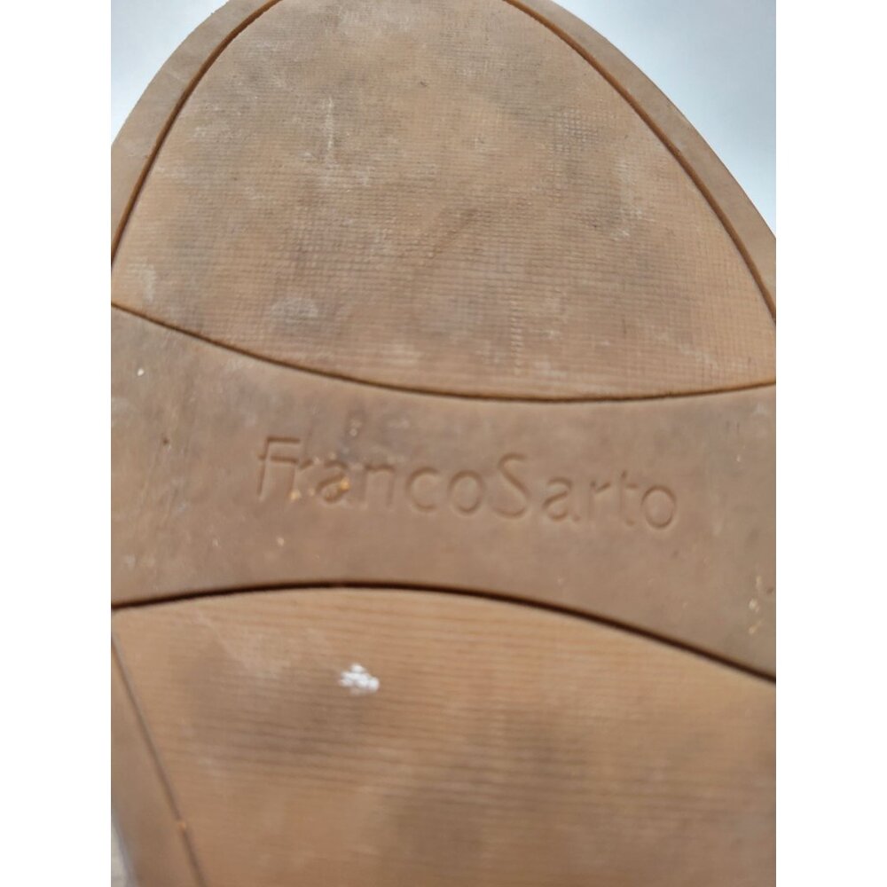 Franco Sarto Ladies Size 8M Harlow Beige Suede Classic Modern Office Wear - Picture 6 of 8
